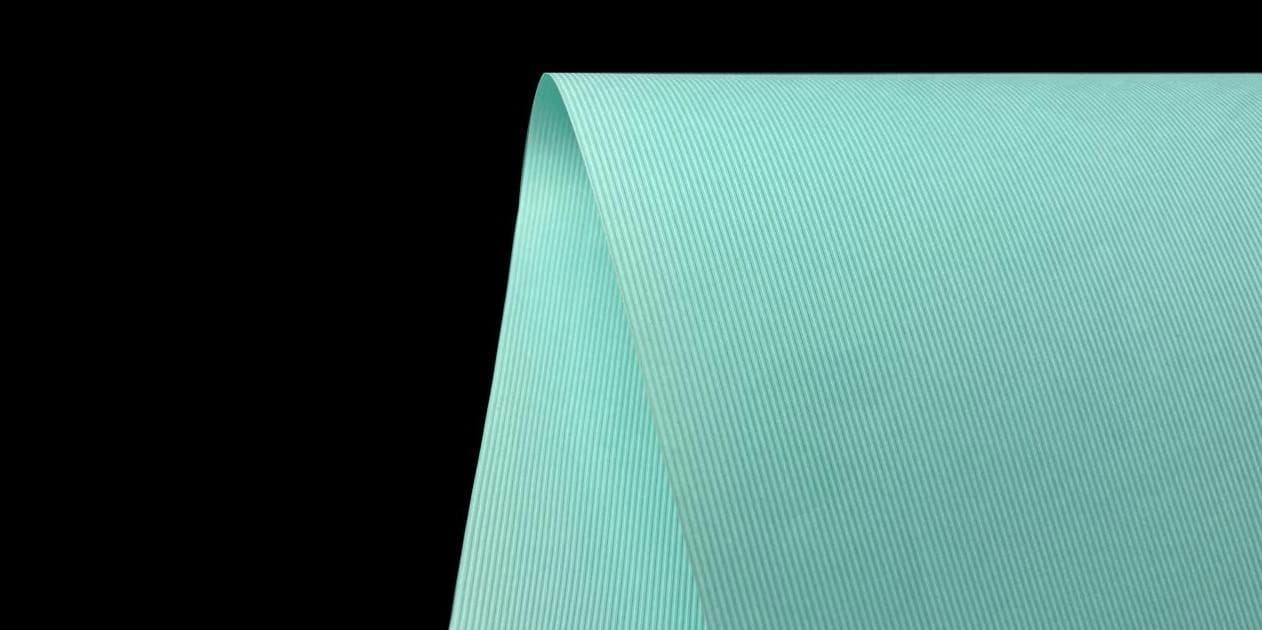 Medium Stripe — actual embossed paper sample