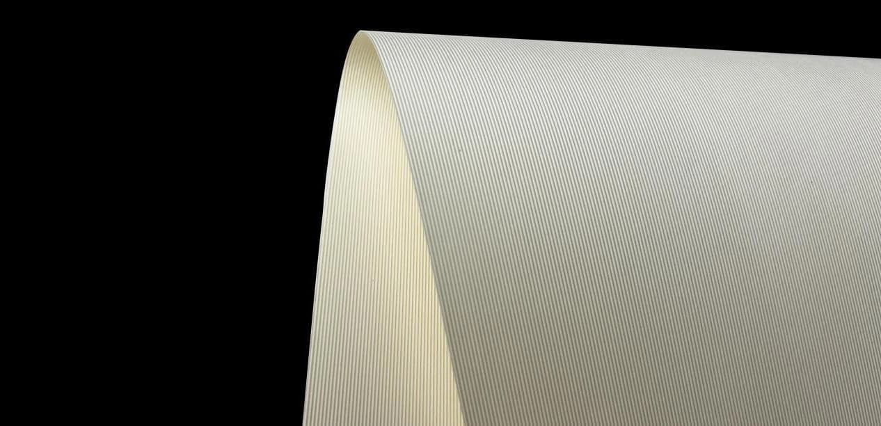 Fine Stripe — actual embossed paper sample