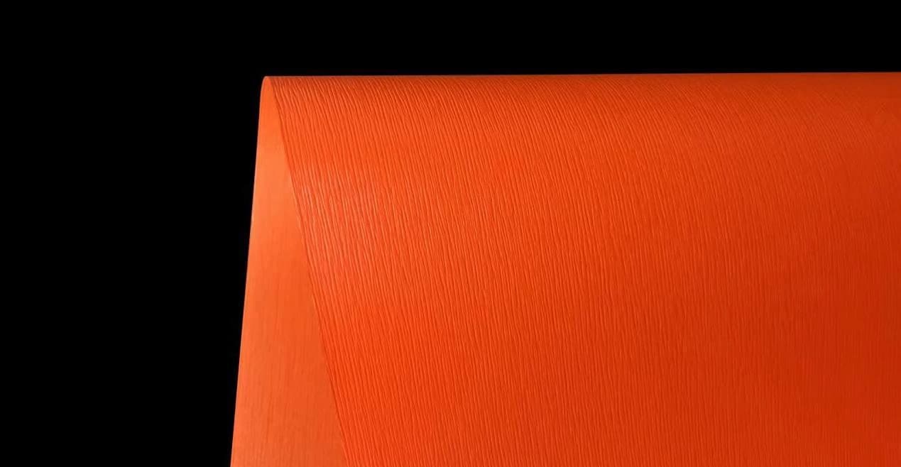Silk Rhythm — actual embossed paper sample