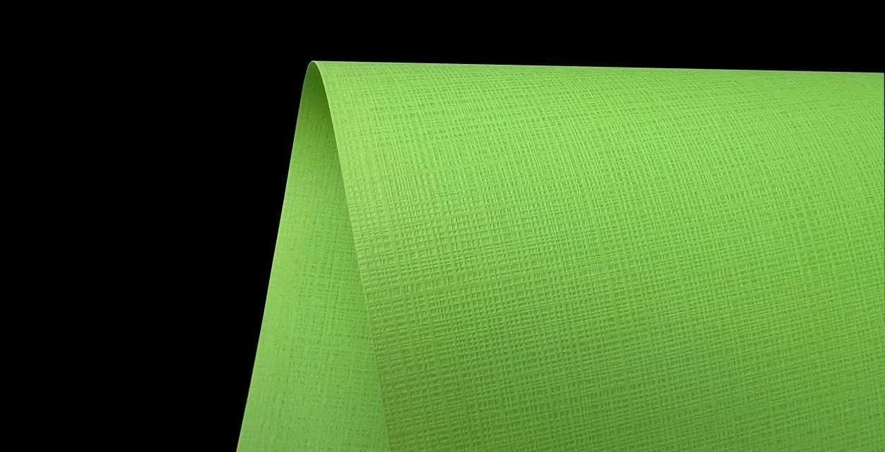 Fibre Grid — actual embossed paper sample