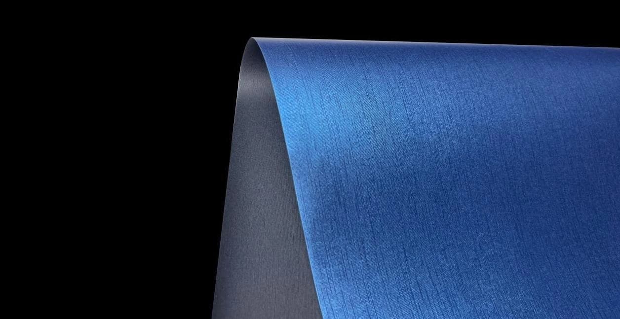Brushed Line — actual embossed paper sample