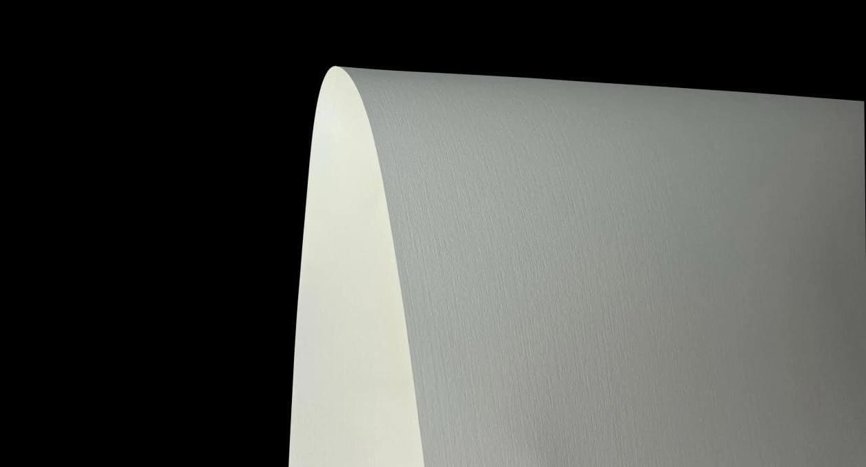 Fine Cloth — actual embossed paper sample