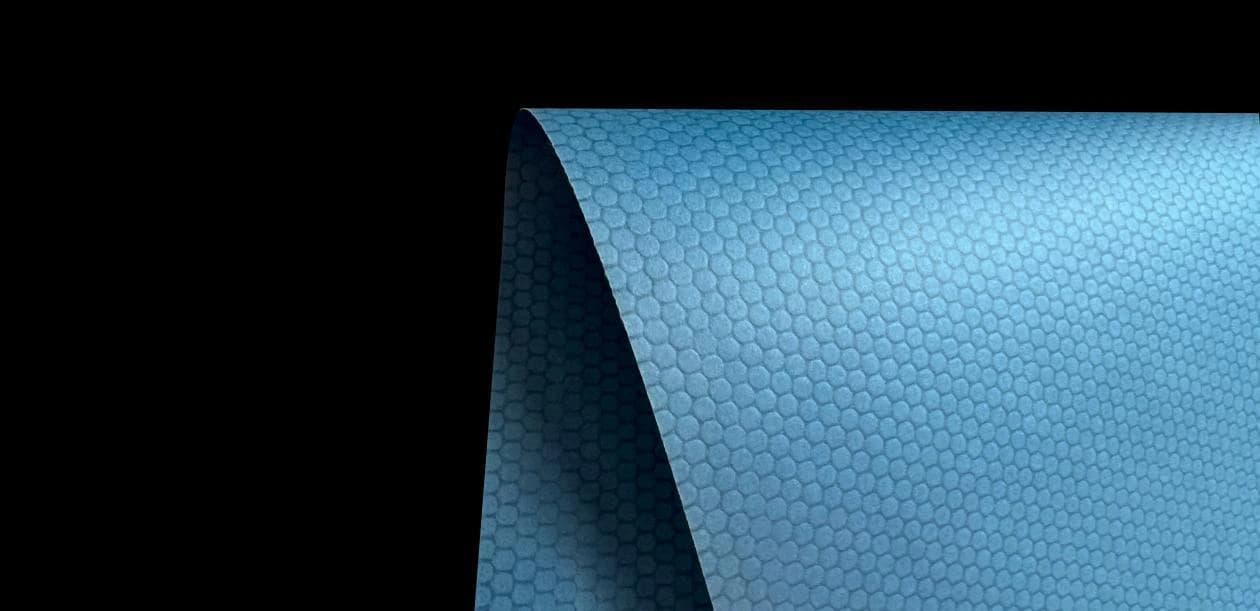 Water Cube — actual embossed paper sample
