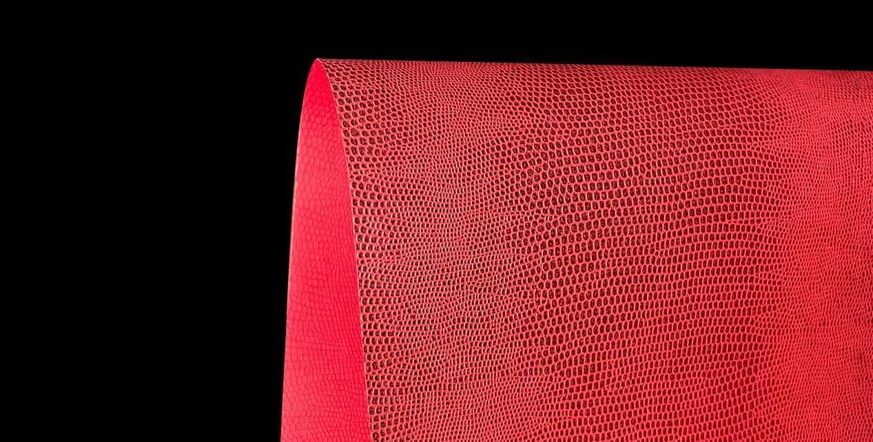 Lizard — actual embossed paper sample