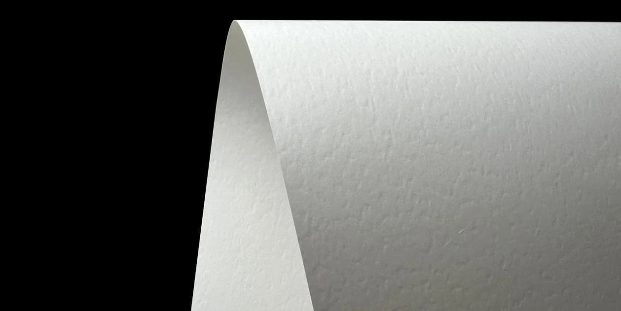 Snow Surface — actual embossed paper sample
