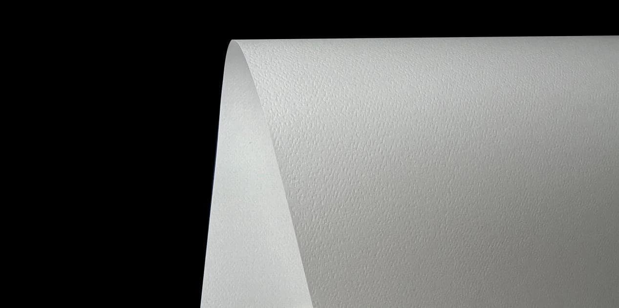 Felt — actual embossed paper sample