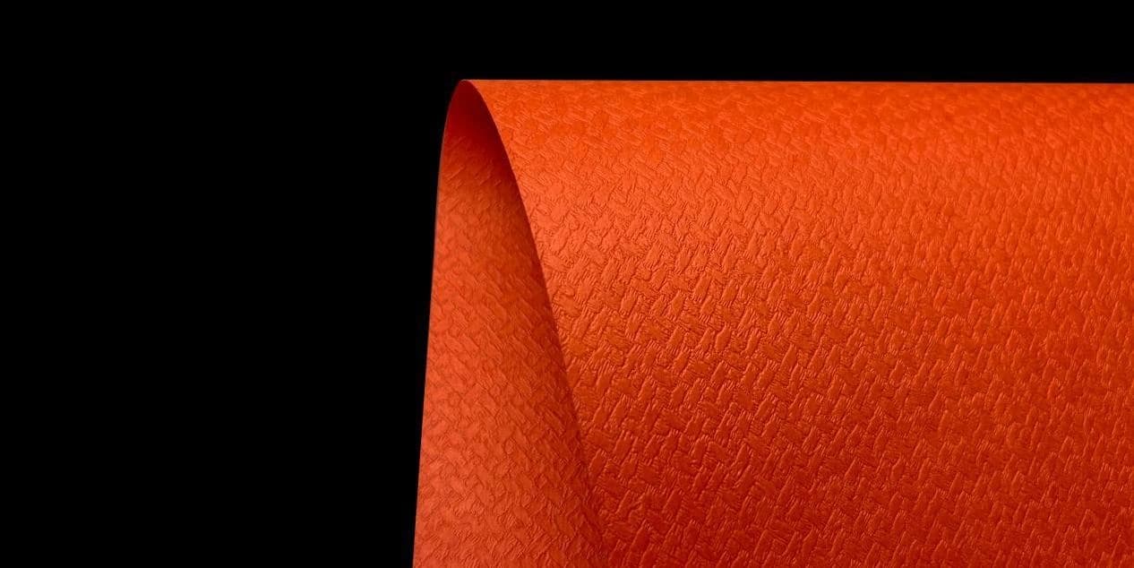 Bamboo Weave — actual embossed paper sample