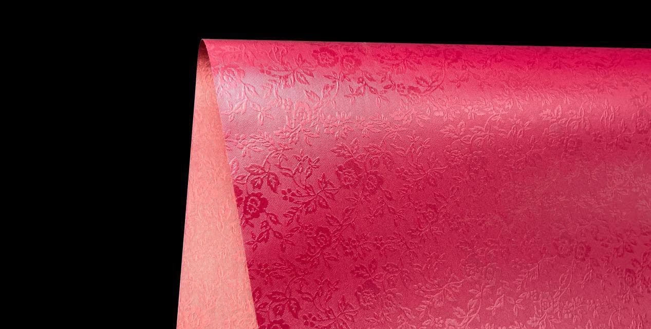 Large Rose — actual embossed paper sample