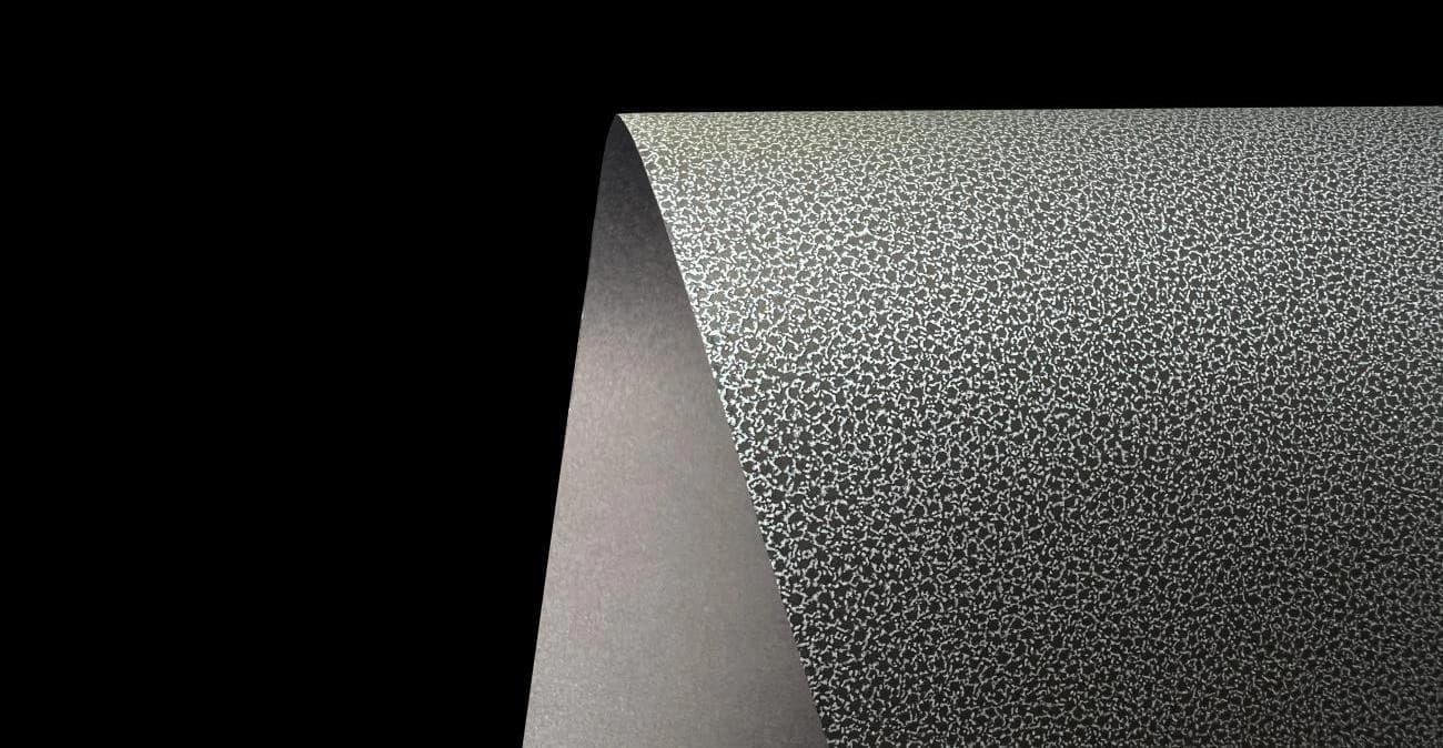 Moon Shadow — actual embossed paper sample