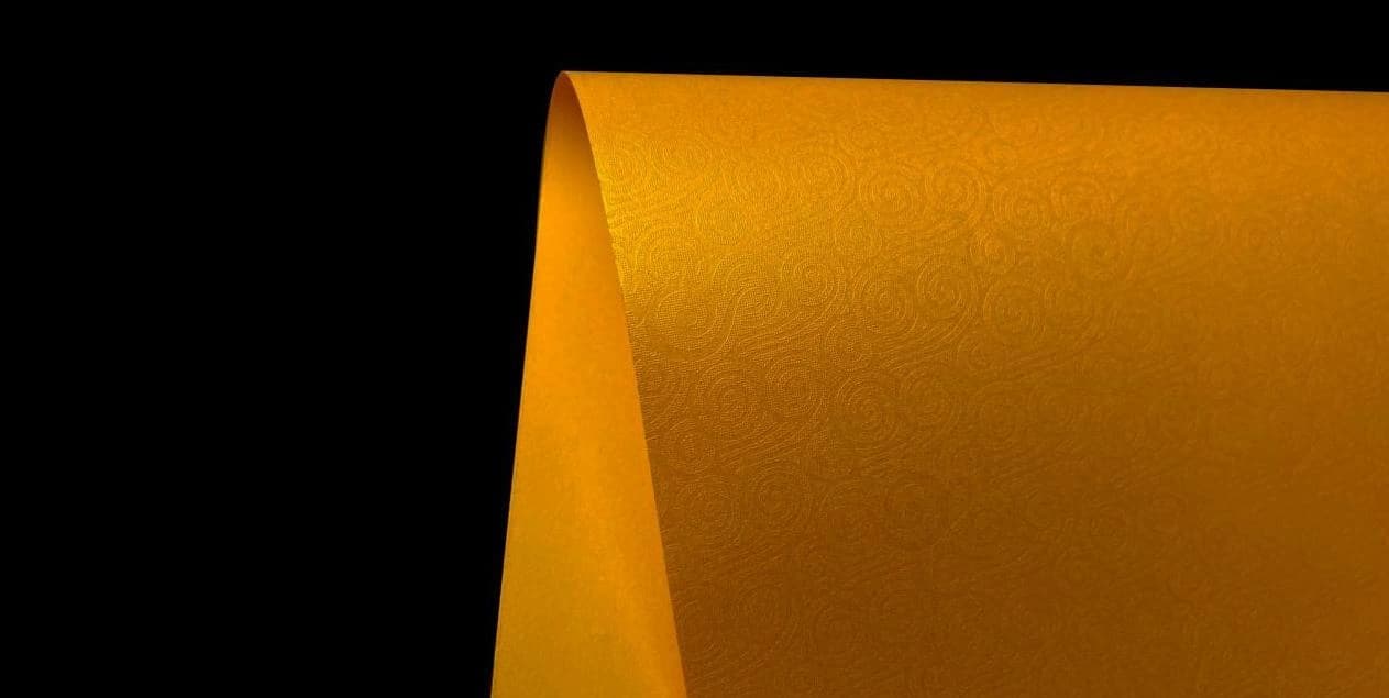 Flying Cloud — actual embossed paper sample