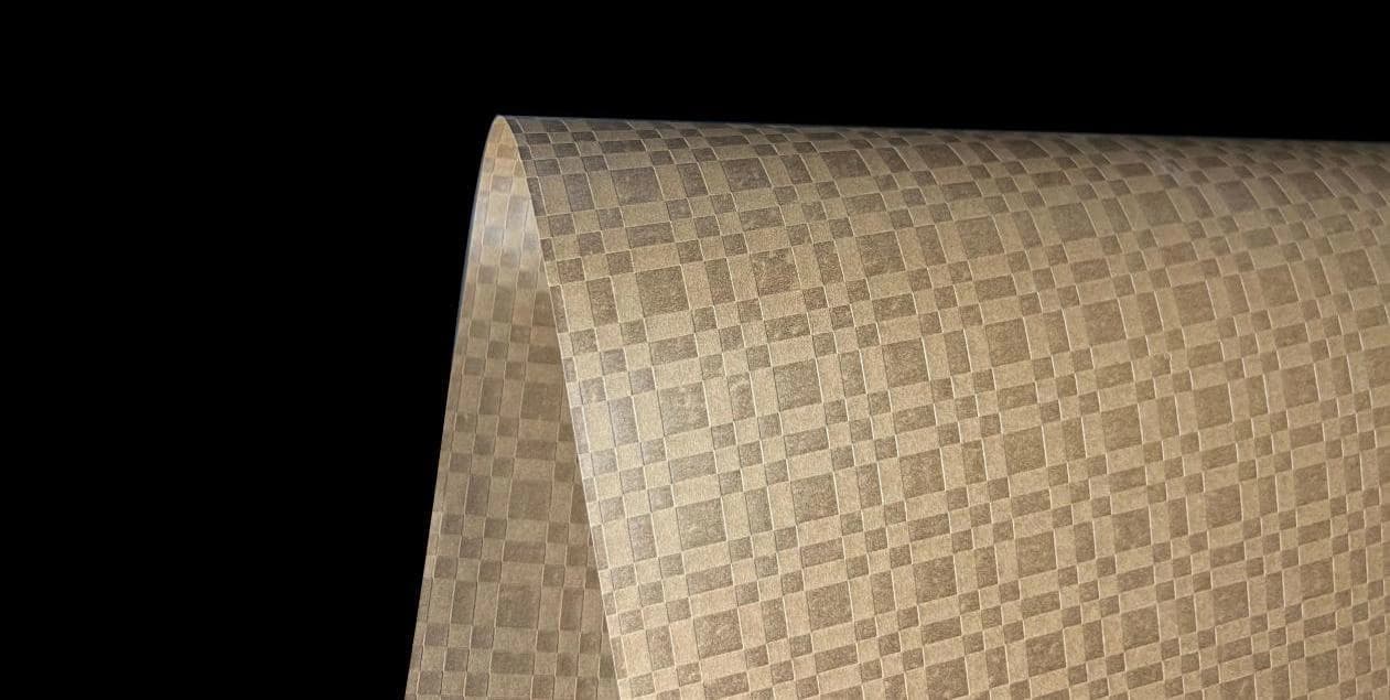 Heaven Square — actual embossed paper sample